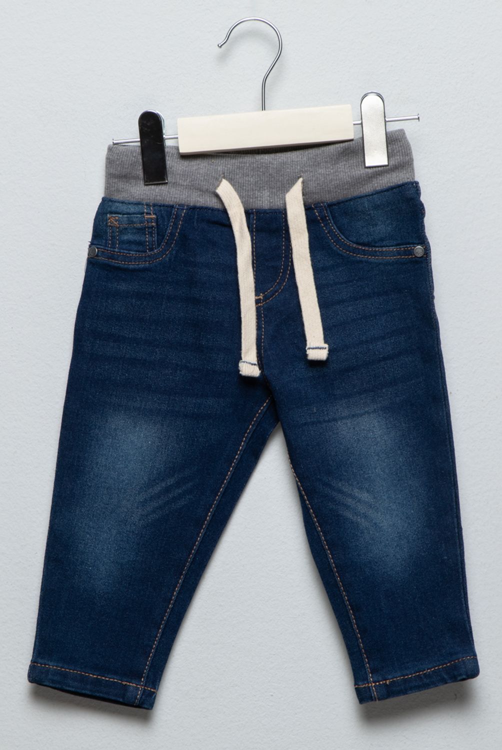 YAMP - Jeans Denim Bebé Niño Cintura Elásticada Yamp