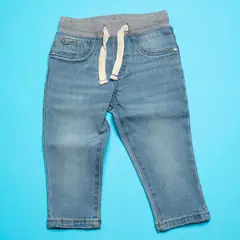 YAMP - Jeans Denim Bebé Niño Cintura Elásticada
