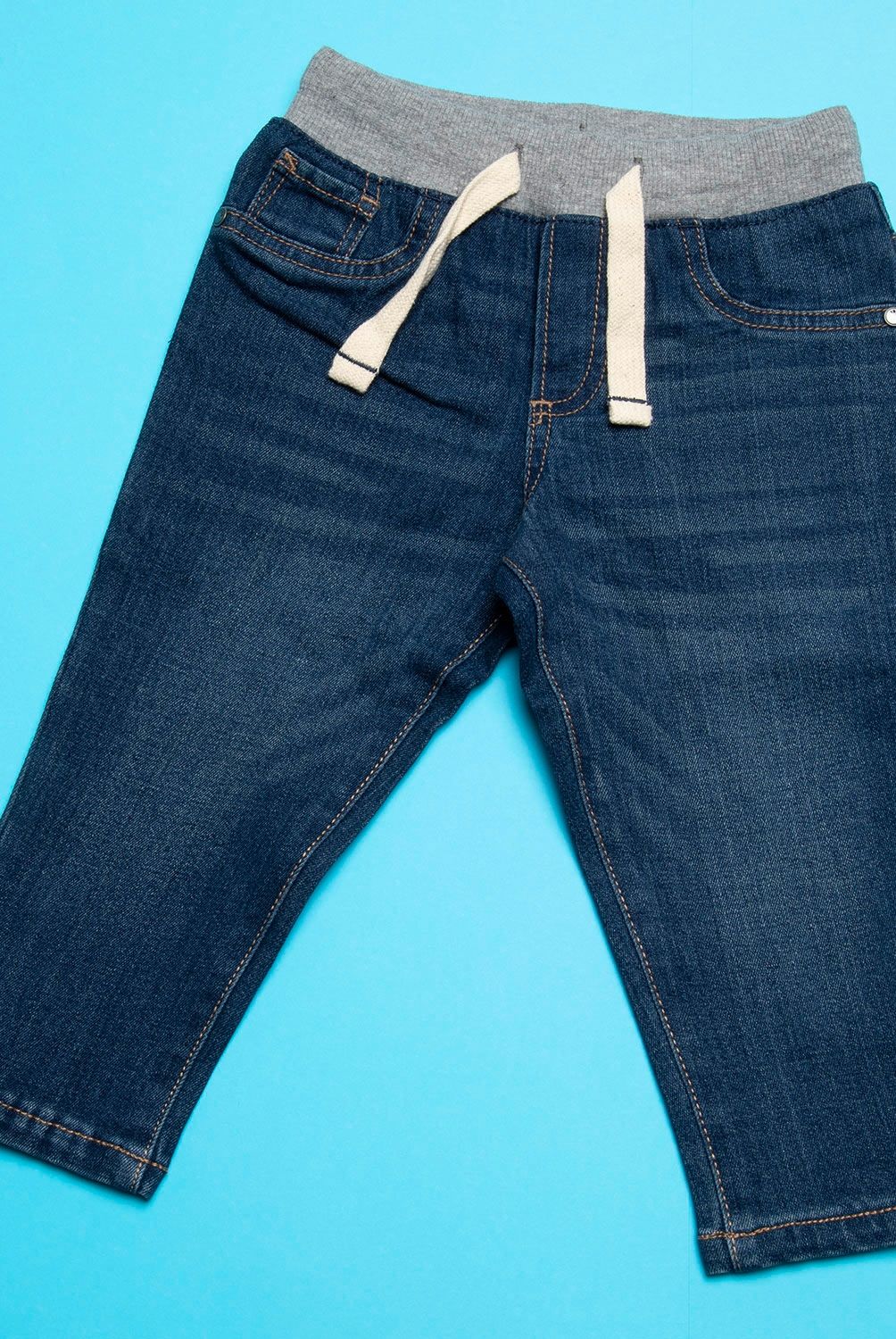 YAMP - Jeans Denim Bebé Niño Cintura Elásticada Yamp