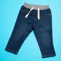 YAMP - Jeans Denim Bebé Niño Cintura Elásticada