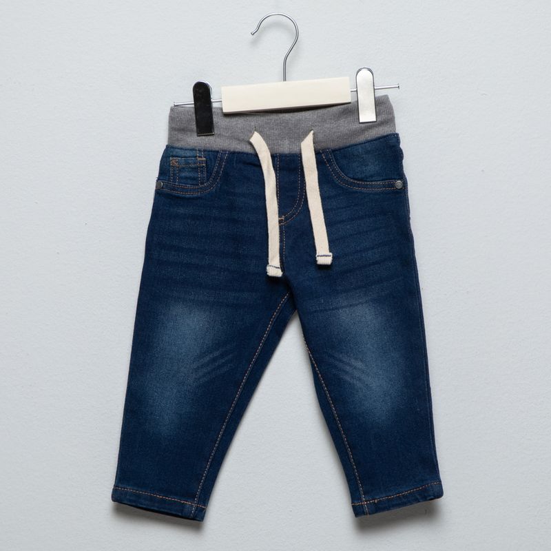 YAMP - Jeans Denim Bebé Niño Cintura Elásticada Yamp