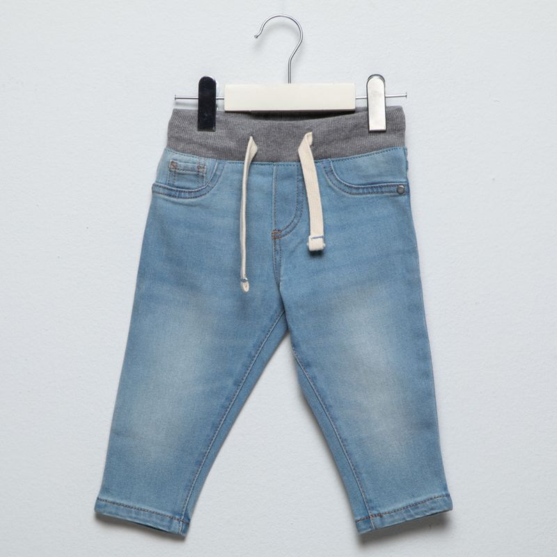 YAMP - Jeans Denim Bebé Niño Cintura Elásticada Yamp