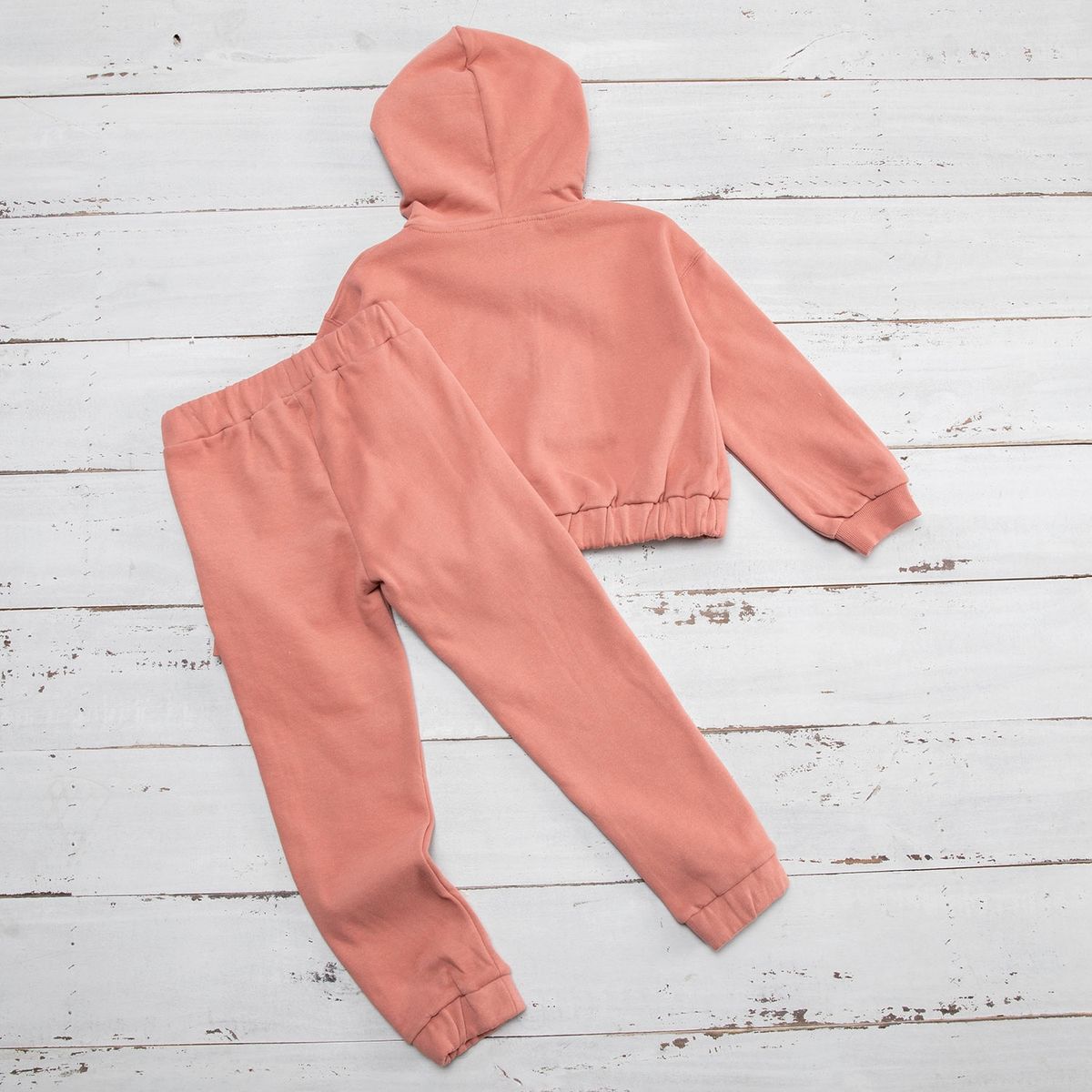 YAMP - Yamp Conjunto Polerón + Pantalón de Buzo Niña 2 Piezas Más Sustentable Algodón Orgánico