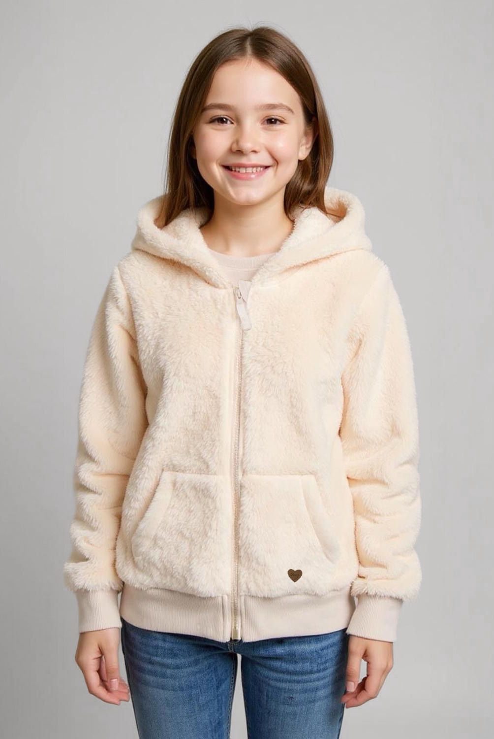 YAMP - Polerón Niña Con Capucha Polar Yamp