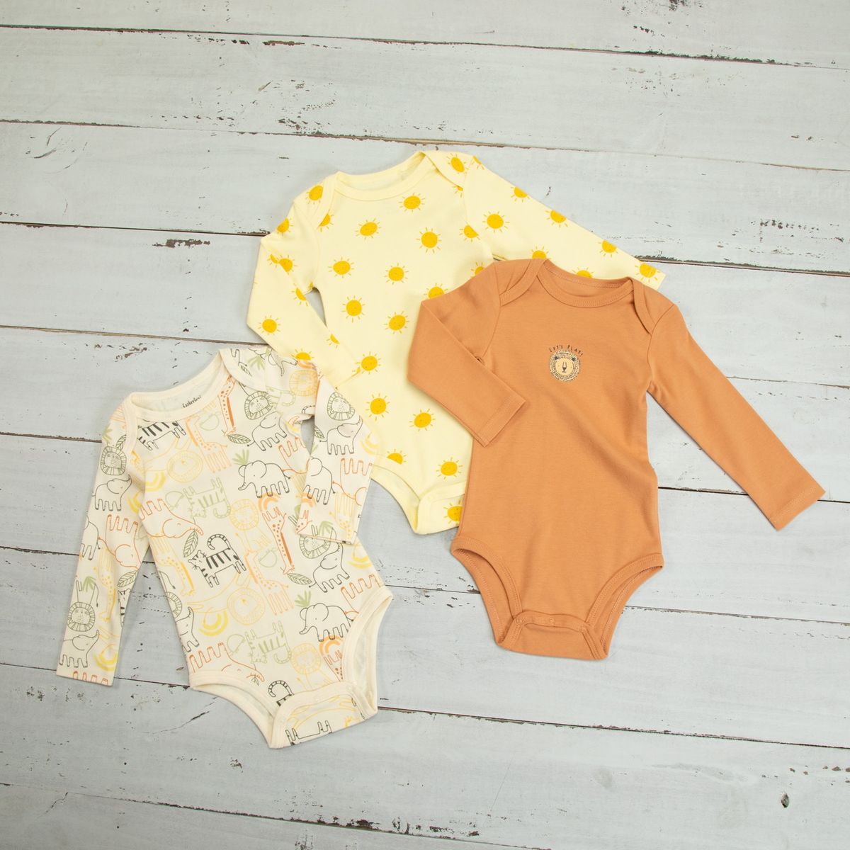 YAMP - Body Bebé Niño Pack De 3 Unidades Algodón Yamp