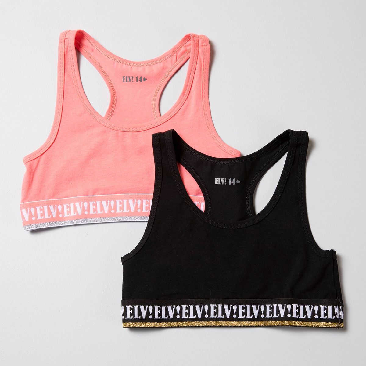 ELEVEN - Pack 2 Sostenes Deportivos Niña Eleven Algodón