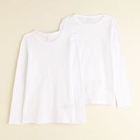 Pack 2 Camisetas Interiores Niño Algodón Manga Larga