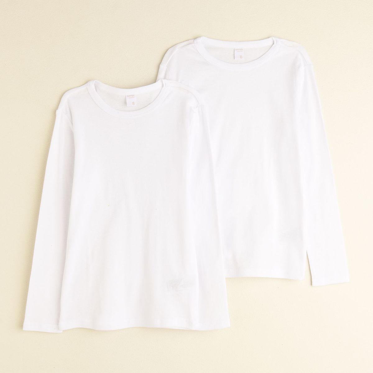 YAMP - Pack 2 Camisetas Interiores Niño Yamp Algodón Manga Larga