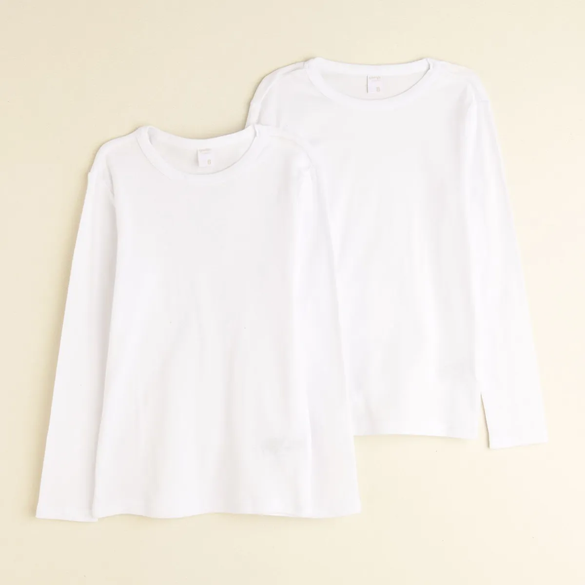 YAMP - Pack 2 Camisetas Interiores Niño Yamp Algodón Manga Larga