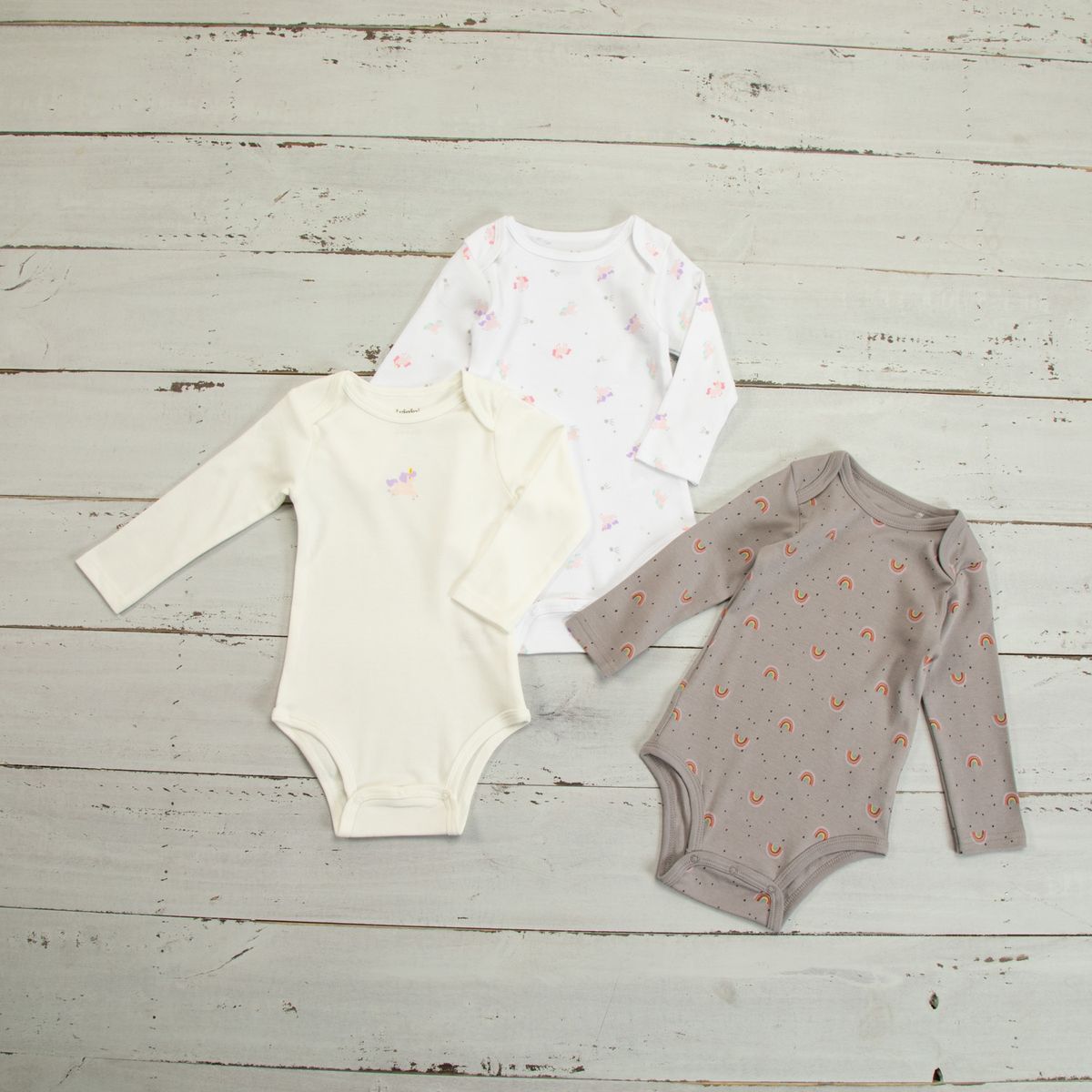 YAMP - Body Bebé Niña Pack De 3 Unidades Algodón Yamp