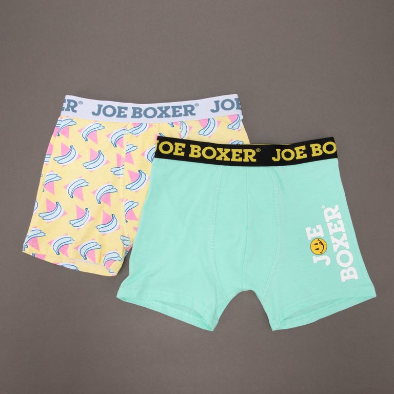 JOE BOXER Pack De 2 Unidades Boxer Niño Algodón Joe Boxer | Falabella Chile