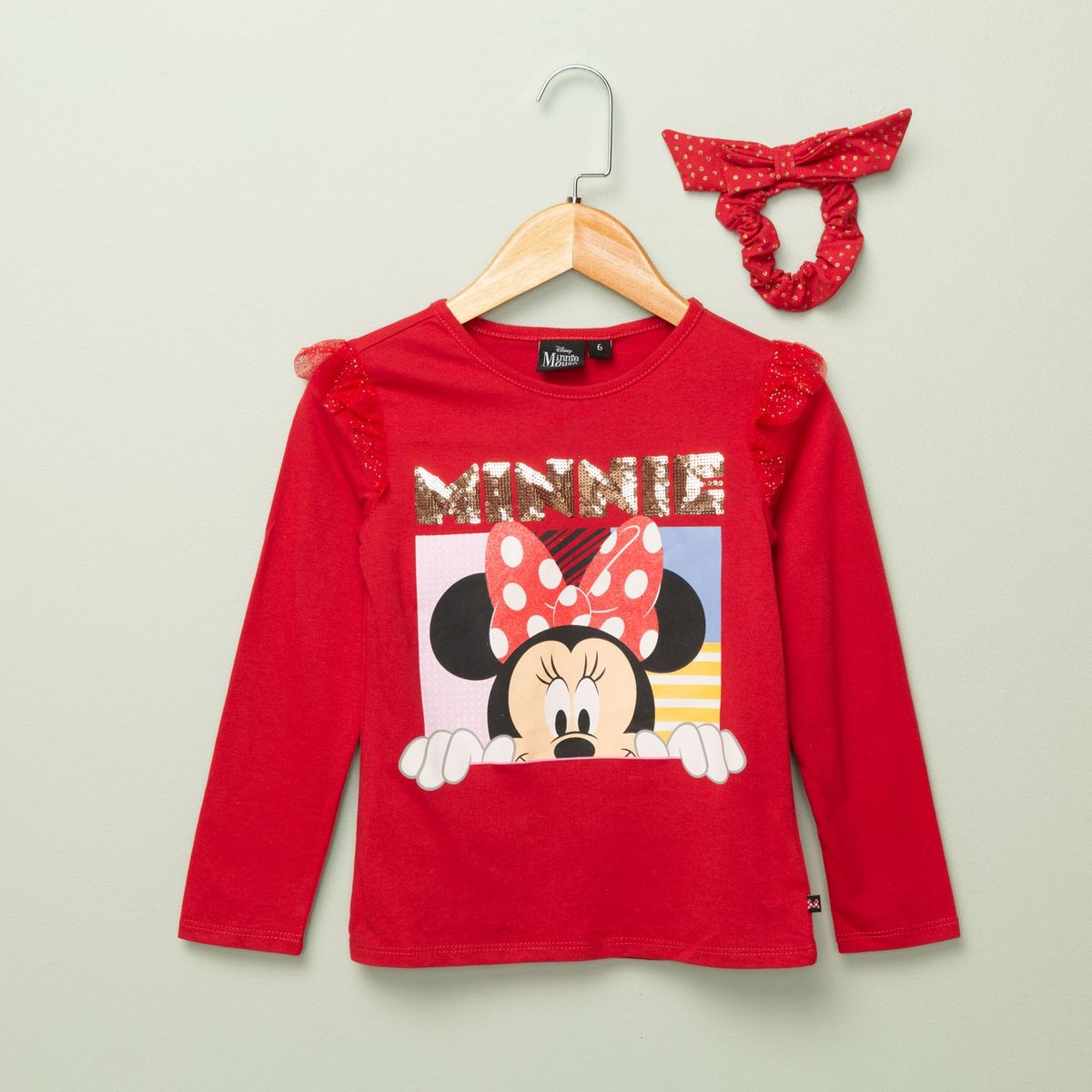 MINNIE - Minnie Polera Niña Manga Larga Algodón