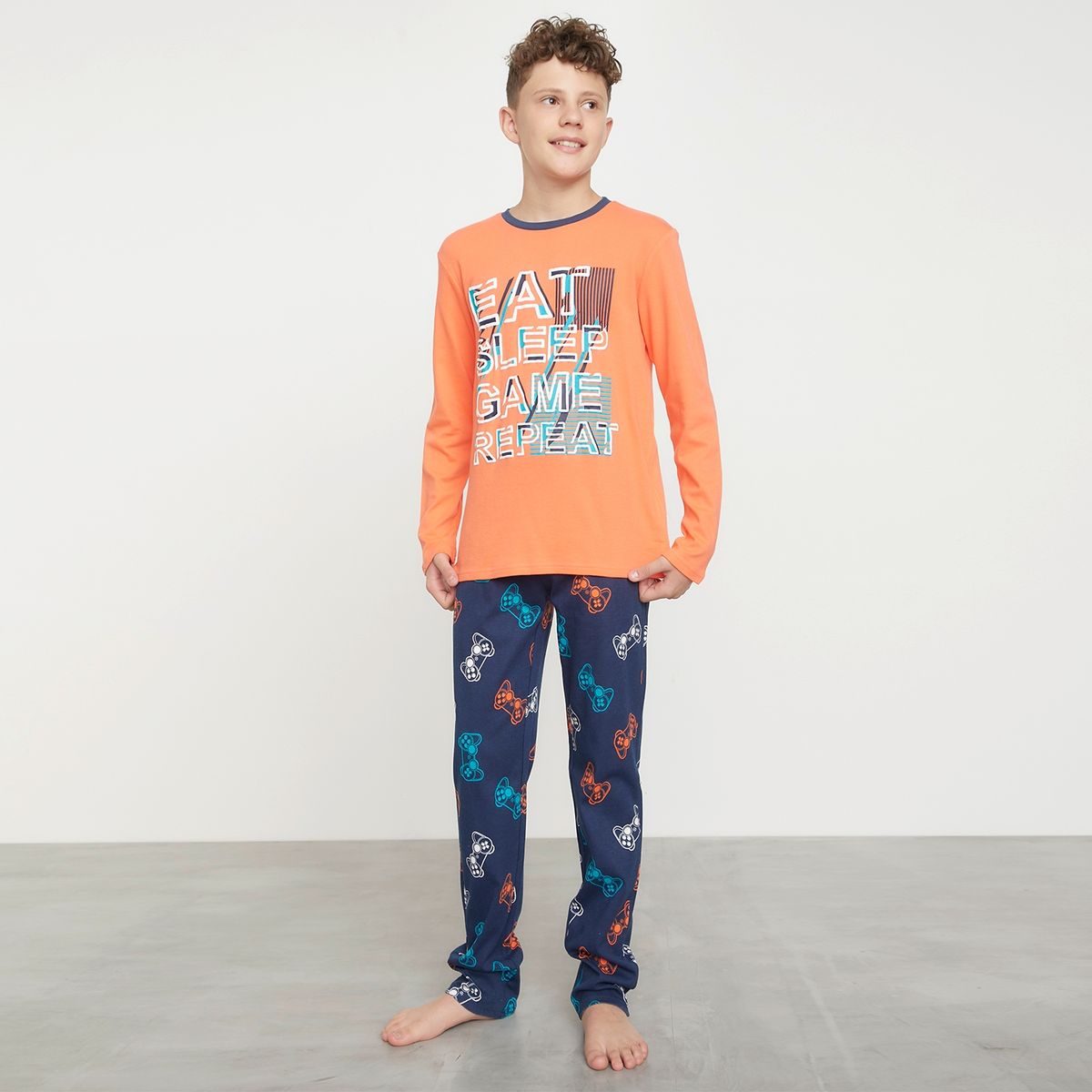 FEDERATION - Pijama Niño Manga Larga Algodón Federation