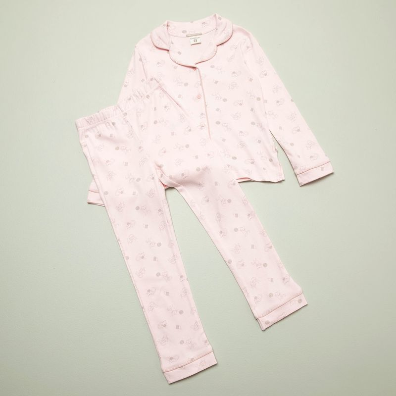 CONIGLIO - Pijama Niña Manga Larga Algodón Orgánico Coniglio