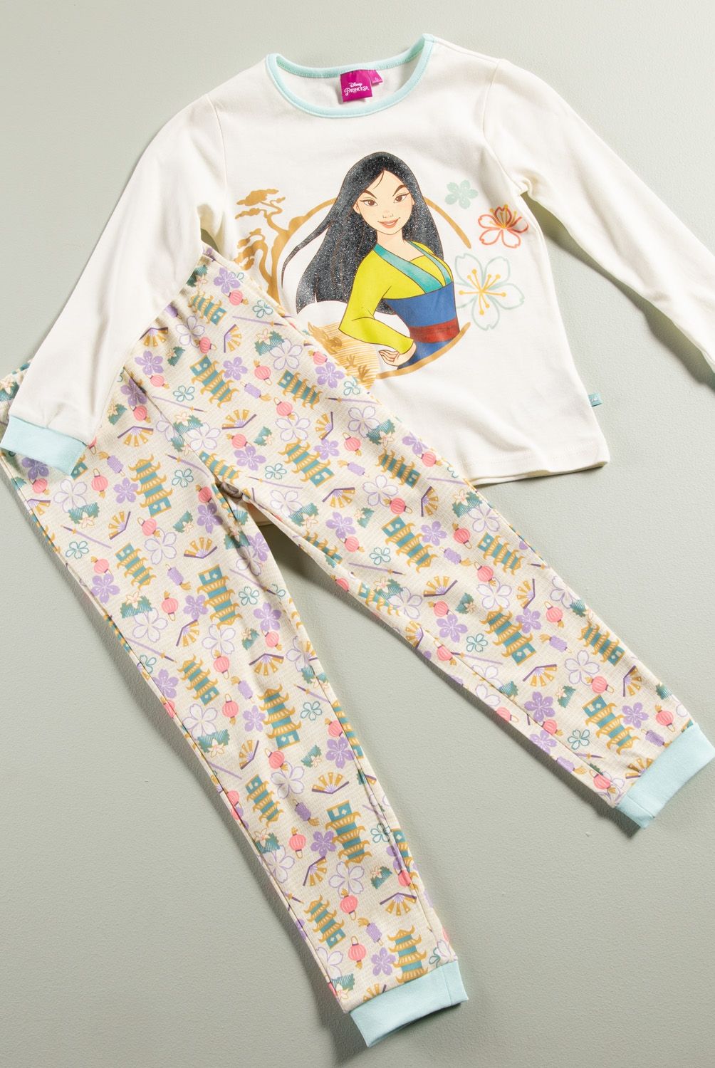 PRINCESAS - Pijama Niña Manga Larga Algodón Princesas