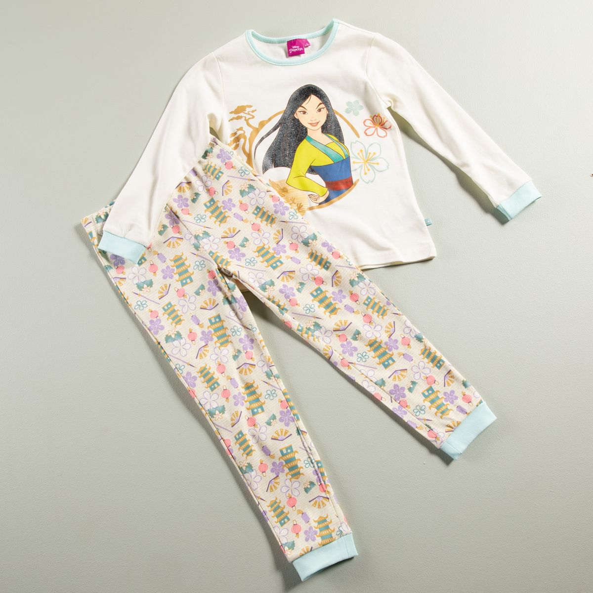 PRINCESAS - Pijama Niña Manga Larga Algodón Princesas