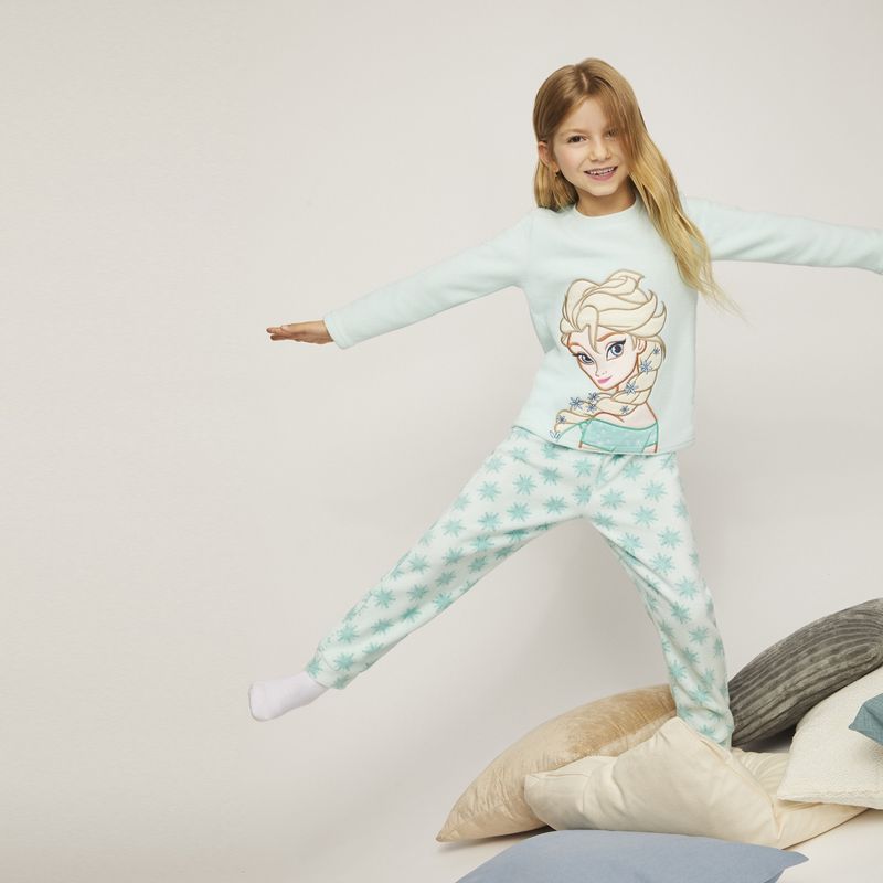 FROZEN - Frozen Pijama Niña Manga Larga Polar