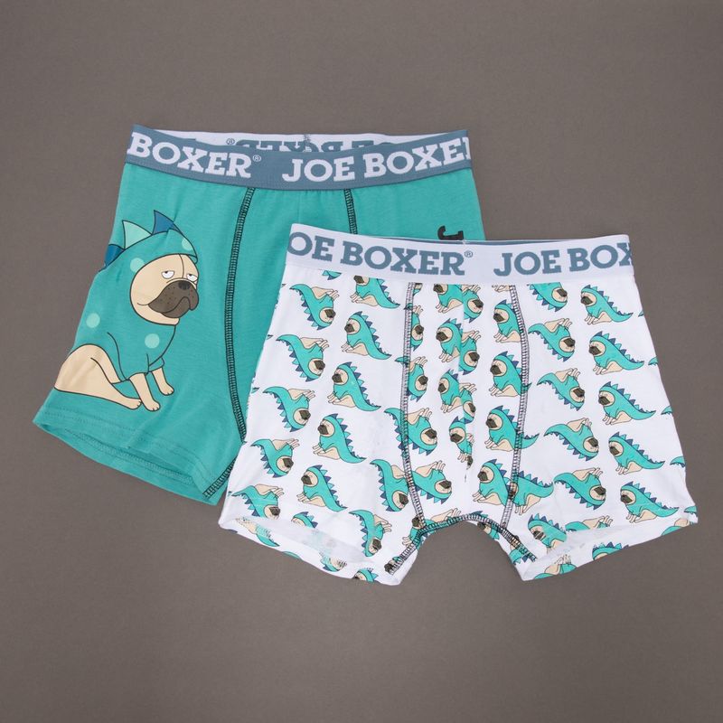 JOE BOXER - Pack De 2 Unidades Boxer Niño Algodón Joe Boxer