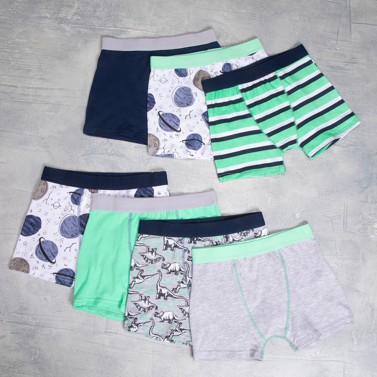 YAMP - Boxer Niño Pack De 7 Unidades Algodón Yamp