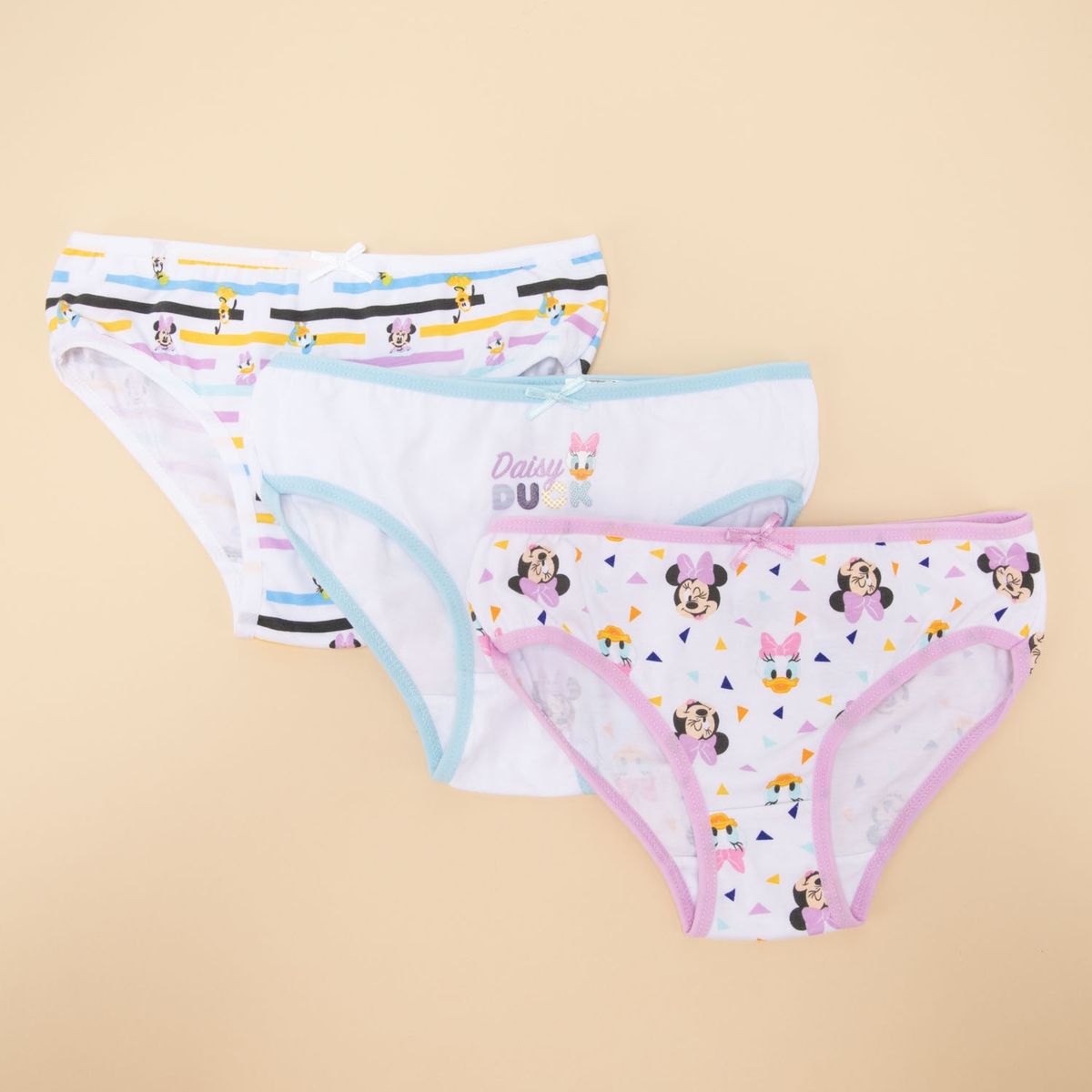 MINNIE - Calzones Niña Pack De 3 Unidades Algodón Minnie