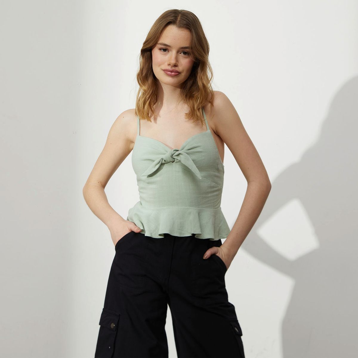 SYBILLA - Blusa Manga Corta Algodón Mujer Sybilla