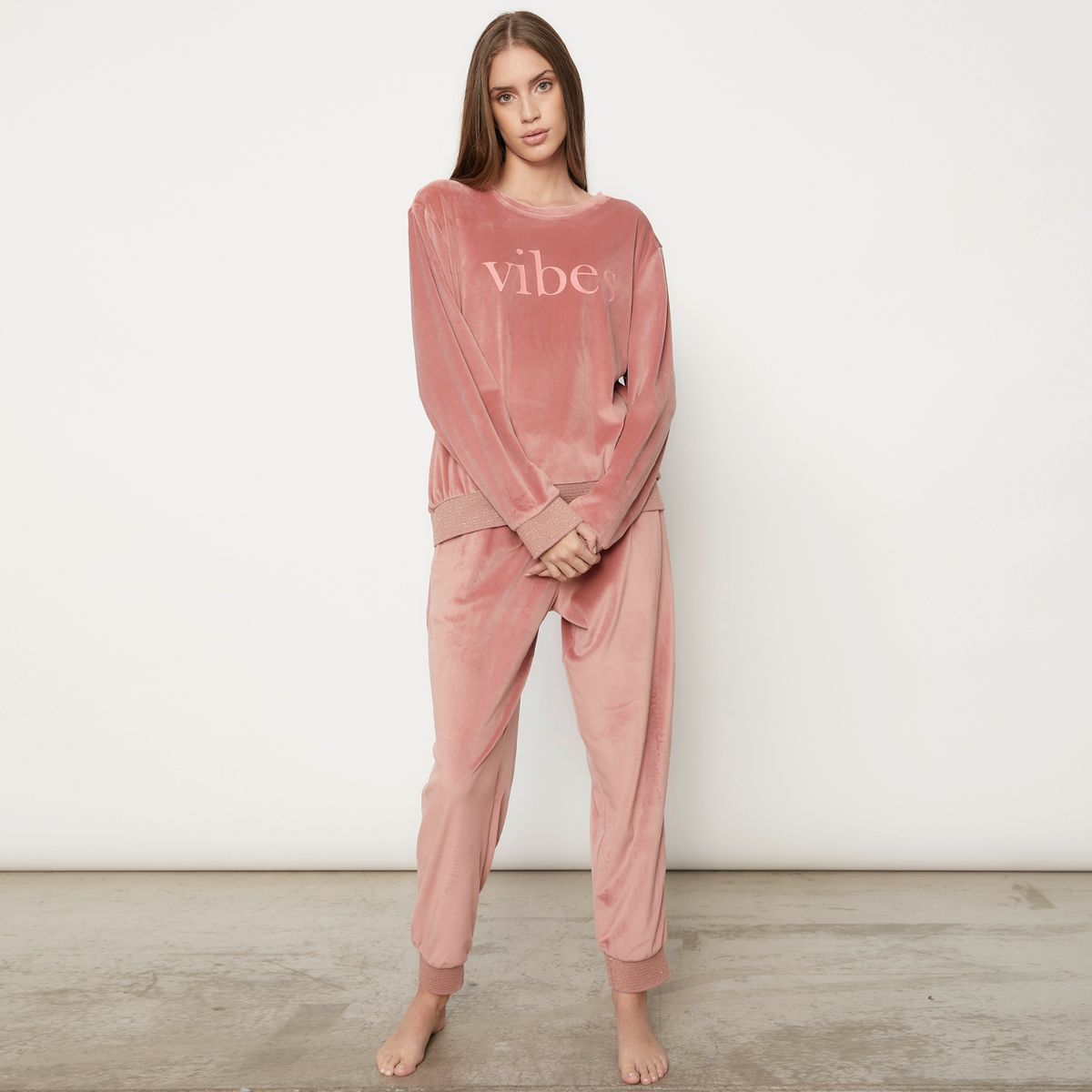 UNIVERSITY CLUB - Pijama Manga Larga Mujer University Club