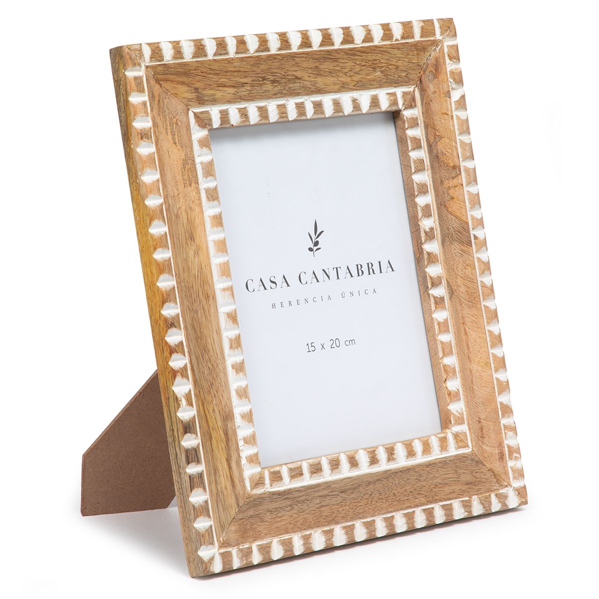 CASA CANTABRIA - Marco De Foto Madera Tallada 15X20Cm Casa Cantabria