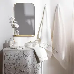 ROBERTA ALLEN - Espejo De Pared Dorado Con Repisa 40X65 Cm