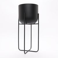 Macetas Pedesta Maceta Negra