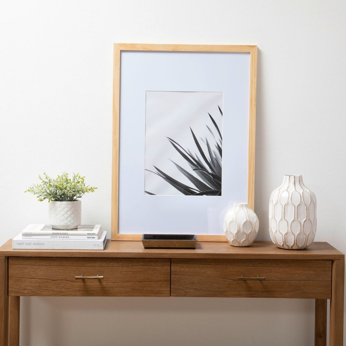 BASEMENT HOME - Marco Foto Madera Natural 50X70 Cm Basement Home