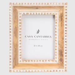 CASA CANTABRIA - Marco De Foto Madera Tallada 23X17 Cm