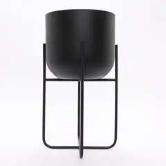 BASEMENT HOME - Macetas Pedesta Maceta Negra