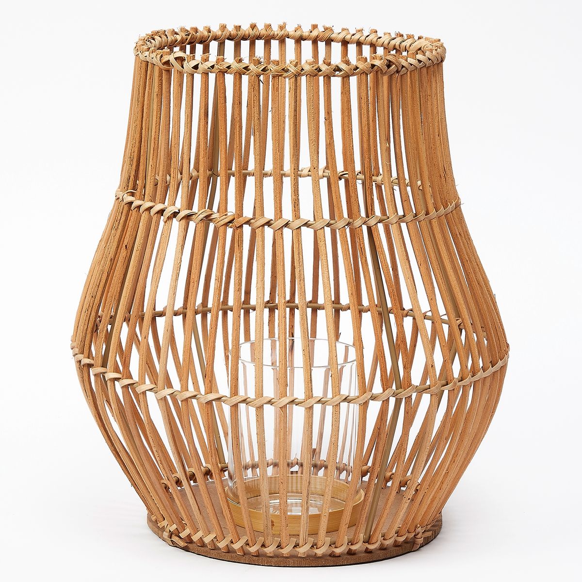 ROBERTA ALLEN - Farol Rattán Natural 14X20 Cm Adorno Decorativo Roberta Allen