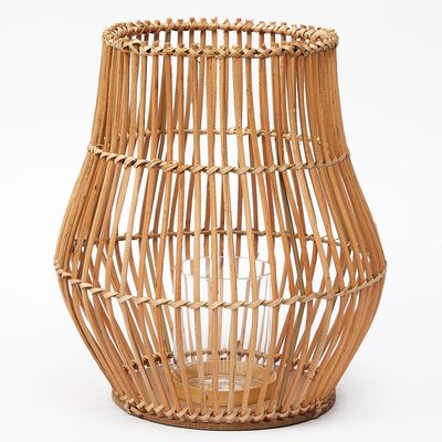 Imagen 2 del producto Farol Rattán Natural 14X20 Cm Adorno Decorativo