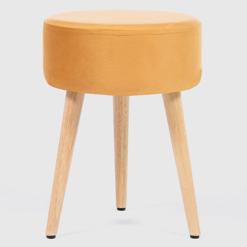BASEMENT HOME - Pouff Velvet Mustard Patas 47X35 Cm Basement Home