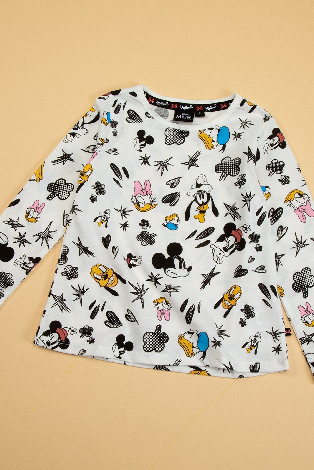 MINNIE - Minnie Polera Niña Manga Larga Algodón