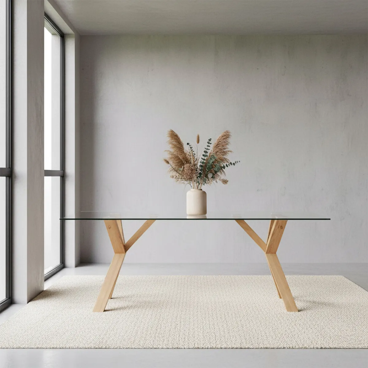 BASEMENT HOME - Mesa De Comedor Riviera Rectangular 180 cm Basement Home