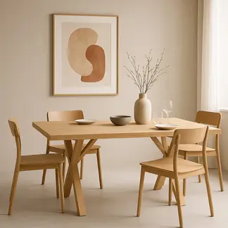 BASEMENT HOME - Mesa de Comedor Riviera Rectangular 180 cm
