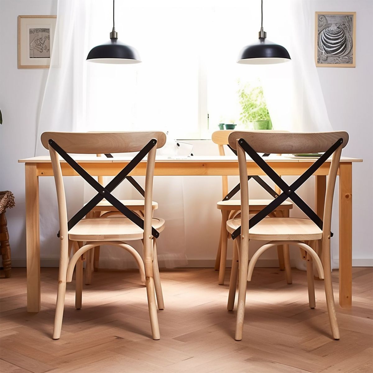 BASEMENT HOME - Par de Sillas Comedor Riviera Basement Home