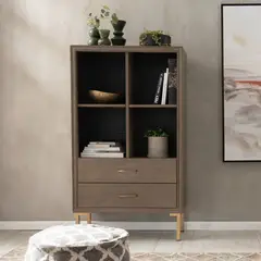 BASEMENT HOME - Estante 2 Puertas Cedric Madera Y Metal