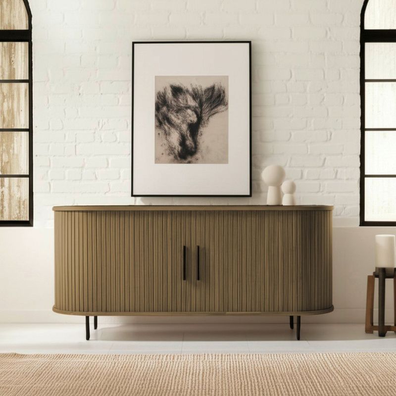BASEMENT HOME - Buffet Nola Nogal Basement Home Estilo Moderno