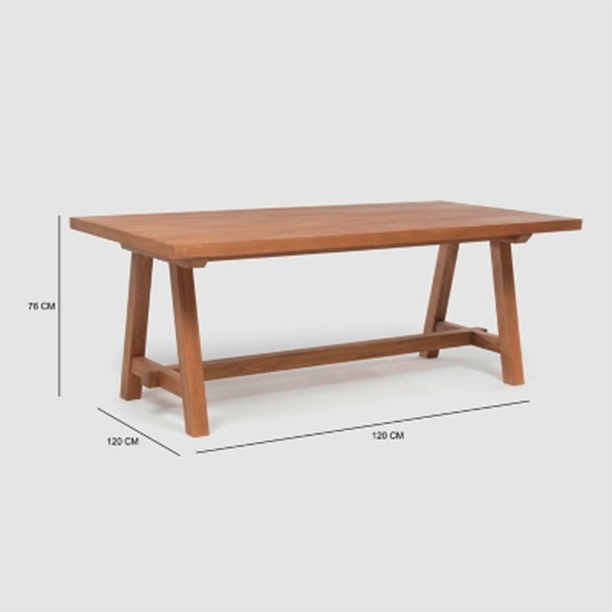 BASEMENT HOME - Mesa de Comedor Smokey Rectangular 200 cm Basement Home