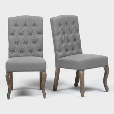 Imagen 2 del producto Par De Sillas Monet Gris Canv