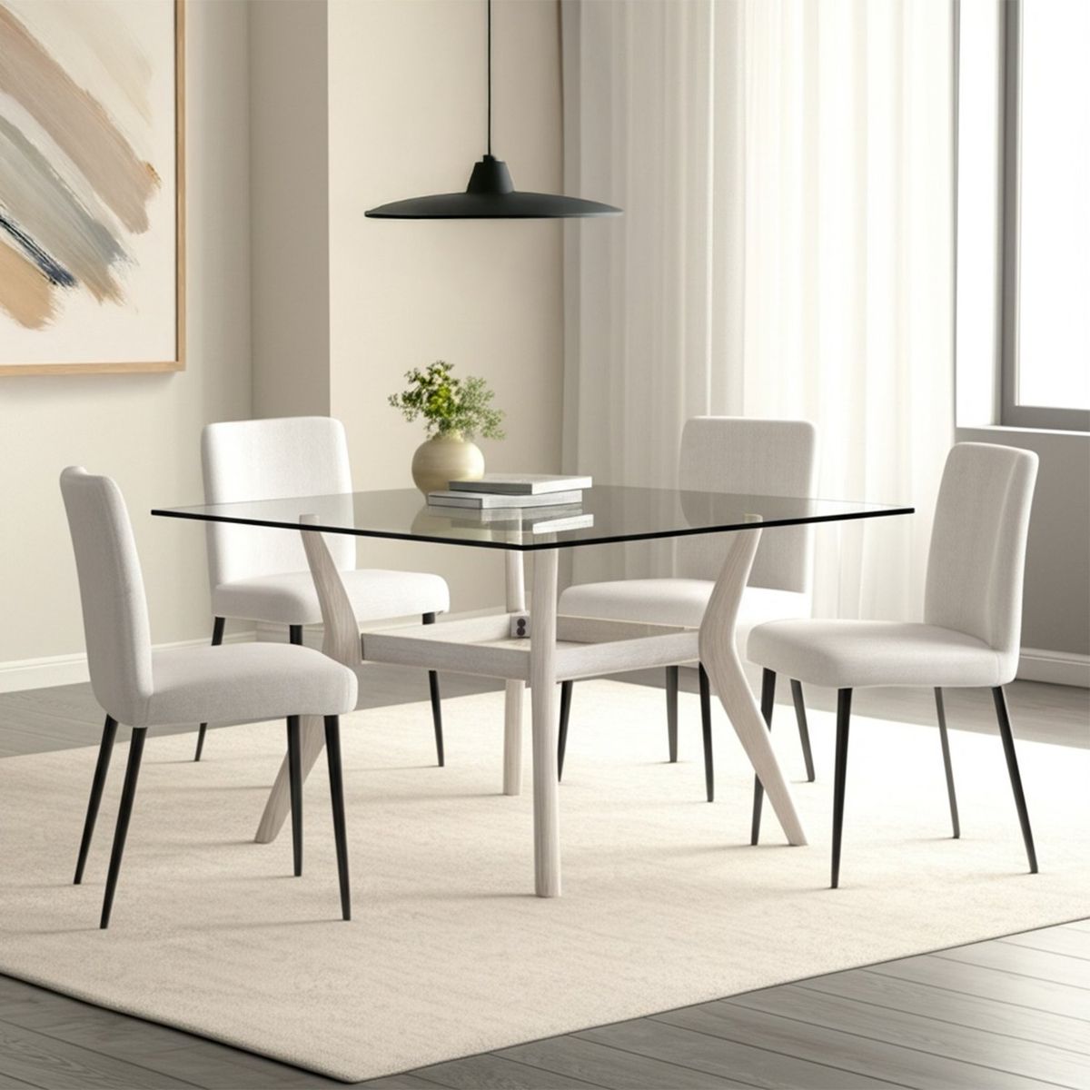 BASEMENT HOME - Mesa de Comedor Cuadrada Margot 140 cm Basement Home