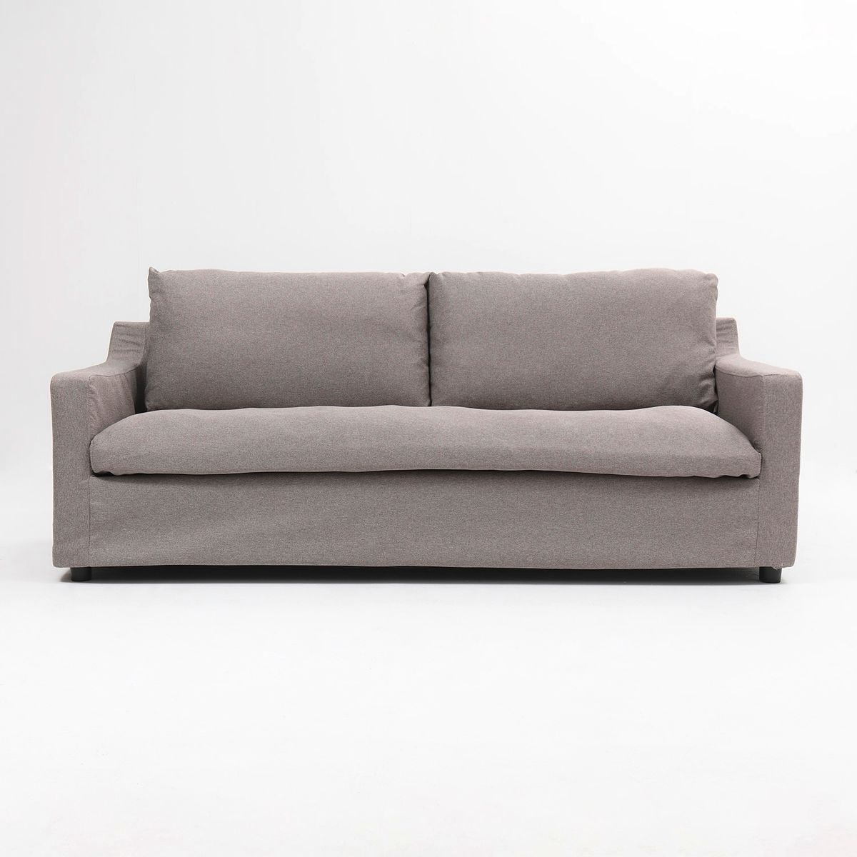 BASEMENT HOME - Sofá 3 Cuerpos Basement Home Akira Tela Gris