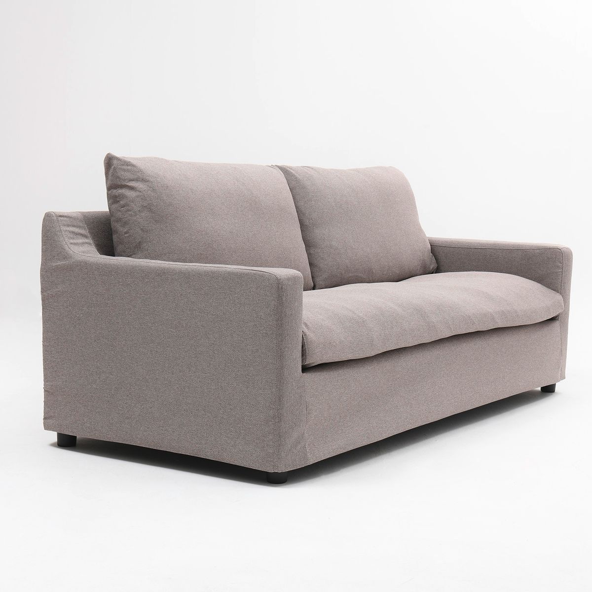 BASEMENT HOME - Sofá 3 Cuerpos Basement Home Akira Tela Gris