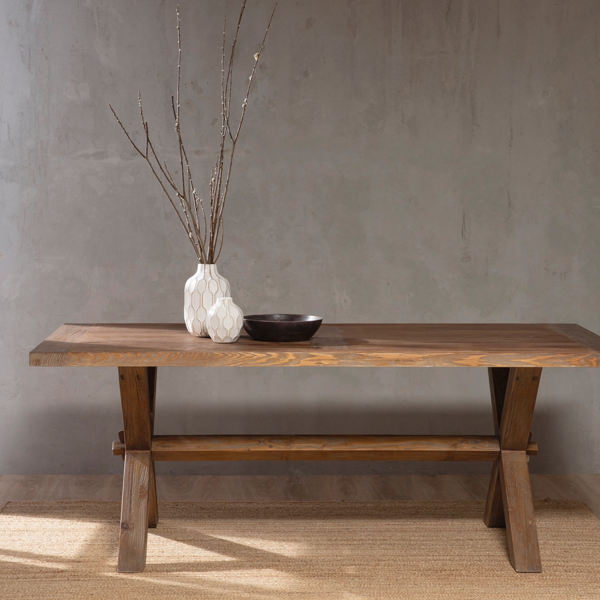 BASEMENT HOME - Mesa De Comedor Carmen Rectangular 200 cm Basement Home