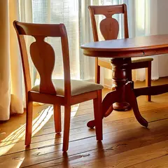 ROBERTA ALLEN - Set de 2 Sillas Comedor Valerie Tapizadas en PU Café
