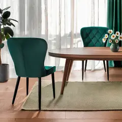 BASEMENT HOME - Par de Sillas Comedor Nola Tapizadas
