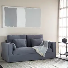 BASEMENT HOME - Sofá 2 Cuerpos Baldomero Estilo Clásico